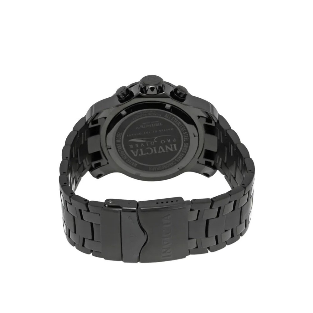 Invicta Pro Diver 0076 Chronograph Watch 48 mm Black Ion Plated Stainless Steel - Picture 9 of 16